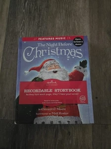 The Night Before Christmas Clement Moore Hallmark Recordable Storybook NEW - Picture 1 of 3