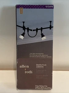 Allen Roth Flexible Track Connector Dark Bronze Finish Lighting 0726498 Light - Picture 1 of 6