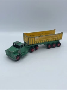 LESNEY MATCHBOX KING SIZE K-16 DODGE TRACTOR WITH FRUEHAUF TIPPER TRUCK DIECAST - Picture 1 of 8