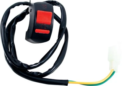 Interruptor de apagado motor Mogo Parts - 2 cables - Tipo A motocicleta ATV/UTV 08-0600 Foto 1 de 3