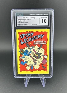 1993 Skybox The Simpsons Itchy & Scratchy Farewell To Arms And Legs CGC 10 - Picture 1 of 3