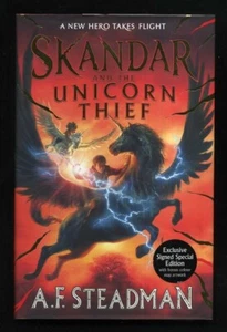 A.F. Steadman - Skandar and the Unicorn Thief; SIGNED 1st/1st - Imagen 1 de 4