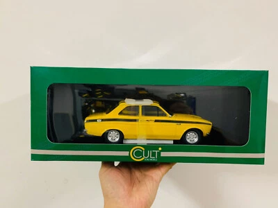 Cult Models! 1:18 Scale Resin Model Car Ford Escort Mexico 1973 Yellow - Image 1 of 2