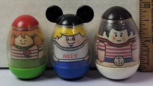 Weeble Mickey Mouse Club Billy and Friends lot Rare Vintage - Picture 1 of 9