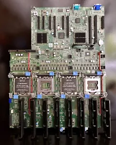 DELL POWEREDGE R910 0KYD3D 4-CPU PROCESSOR MOTHERBOARD 0P658H - NO CPU NO RAM - Picture 1 of 4