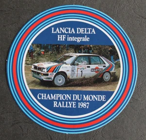 Autocollant / Sticker - Lancia Delta HF Intégrale Champion du Monde Rallye 1987 - Foto 1 di 2