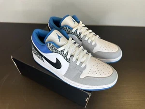 Size 10 - Jordan 1 Low True Blue - Picture 1 of 14