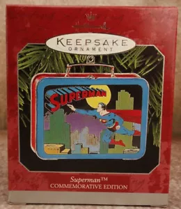 SUPERMAN LUNCHBOX  1998 Commemorative Edition 25th Anniversary Hallmark Ornament - Picture 1 of 6