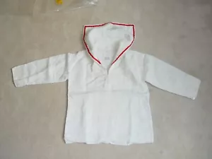 Harrod's Boys Vintage Shirt Sailor Pullover See Measurements - Picture 1 of 6