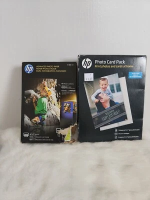 HP Advanced Photo Paper & Photo Card Pack Combo - NIB - Image 1 of 4