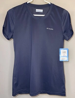 Camiseta de senderismo Columbia para mujer en azul nocturno - talla XS Foto 1 de 3