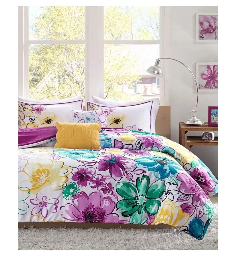 Intelligent Design Olivia Floral Comforter Set 2 Colors 3 Sizes Full/queen Blue