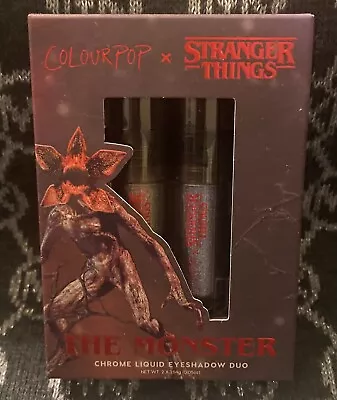 BNIB ColourPop X Stranger Things The Monster Chrome Liquid Eyeshadow Duo Limited - Image 1 of 4