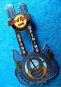 PRAGUE CZECH REPUBLIC OPENING STAFF ZODIAC ASTROLOGY GUITAR Hard Rock Cafe PIN - Picture 1 of 1
