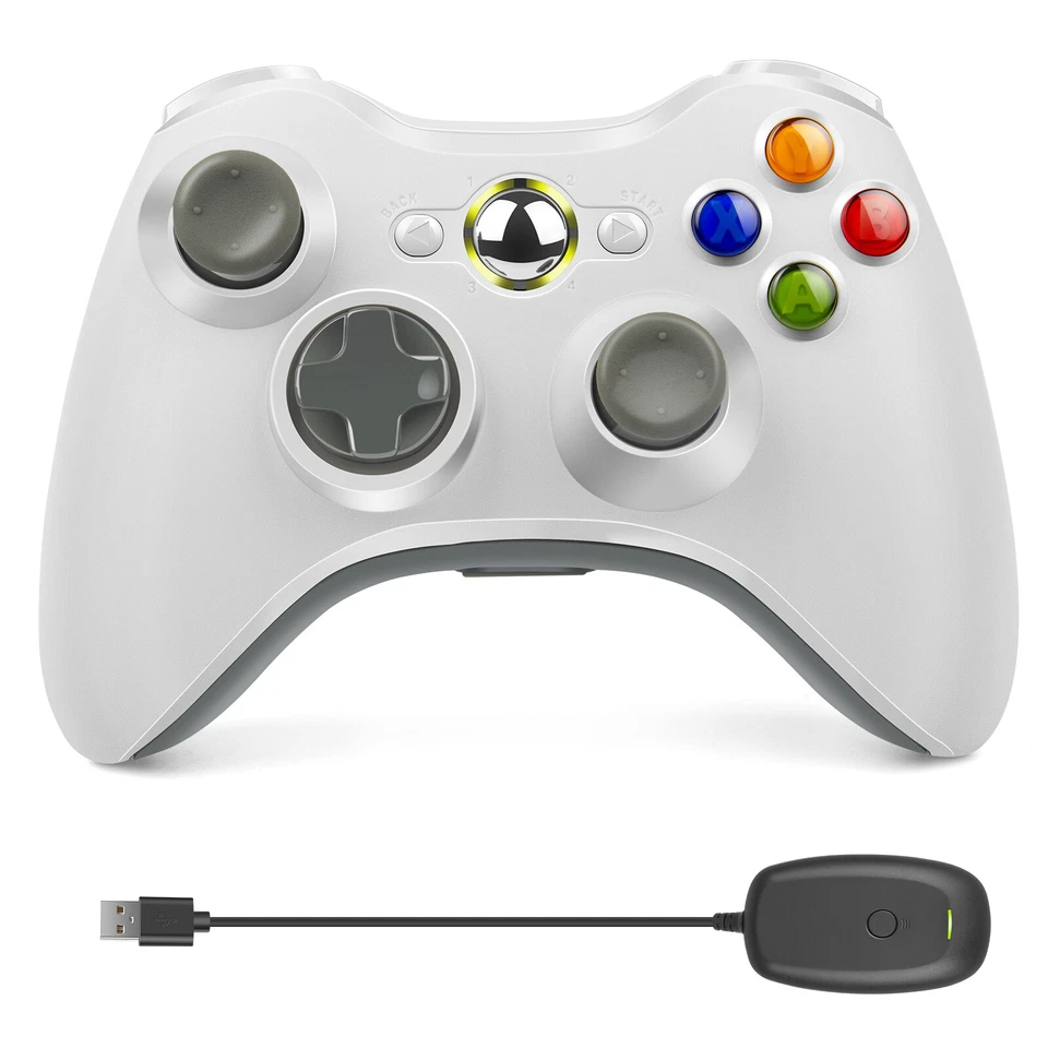 Wireless Controller For Microsoft Xbox 360/ 360Slim/ 360E for  Windows 11/10/8/7 - Image 1 of 4
