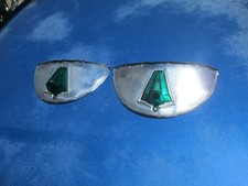 1950s Antique Headlight Visors Reflectors Vintage Chevy Ford Hot rat Rod