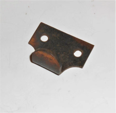 1 Antique Iron Window Sash Pull Lift Japanned Copper Flash salvaged Hardware Cover