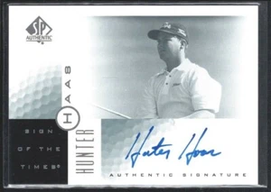 HUNTER HAAS 2001 SP AUTHENTIC SIGN OF THE TIMES #HH AUTOGRAPH SP - Picture 1 of 1