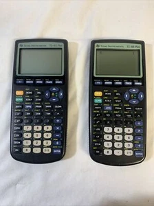 Lot of 2 Texas Instruments TI-83 Plus Graphing Calculator For Parts Or Repair - Picture 1 of 8