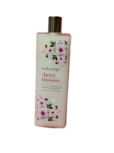 Bodycology ~ Cherry Blossom 2 in 1 Body Wash & Bubble Bath W/ Shea ~16 Fl oz - Picture 1 of 3