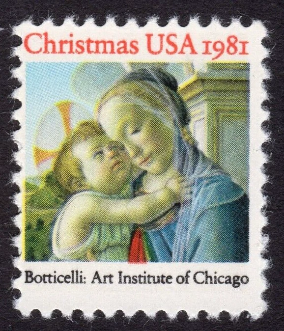 Scott #1939 1981 Madonna Botticelli Single Stamp - MNH - Image 1 of 1