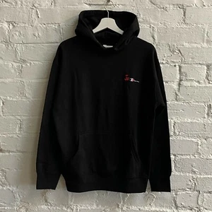 Actual Fact MF Doom Champion Embroidered Black Hoodie - Picture 1 of 4