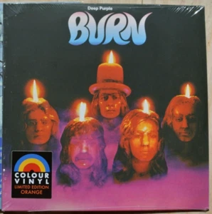 DEEP PURPLE Burn LP Ltd Edition Orange Vinyl - Picture 1 of 2