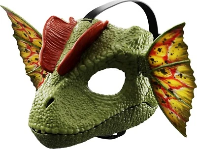 Mattel Jurassic World Role-Play Mask, Dilophosaurus with Venom Launching Water - Image 1 of 4