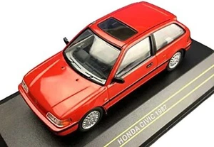 FIRST:43 1/43 scale Honda Civic 1987 Red Free Shipping with Tracking# New Japan - Picture 1 of 3