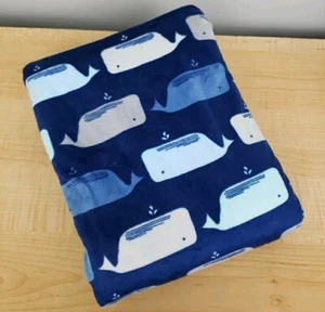 Manta Sherpa Azul Ballena Cloud Island Target Bebé Niños Azul Marino Lovey 30x40 pulgadas - Imagen 1 de 10