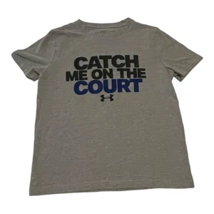 Boys XS Youth Shirt Tee Under Armour Basketball Graphic Casual Comfy Everyday - Picture 1 of 3