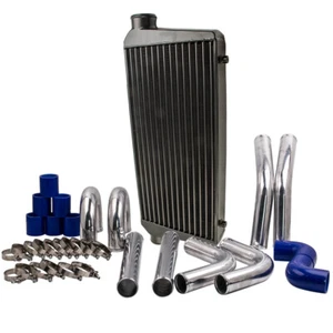 Universel 3'' 600x300x76mm Refroidisseur Intermédiaire + 2.5" Intercooler Pipes - Afbeelding 1 van 12
