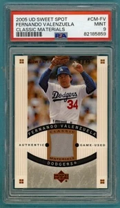 2005 Upper Deck Sweet Spot Fernando Valenzuela Classic Materials #CM-FV PSA 9! - Picture 1 of 2