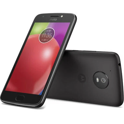 NEW Motorola Moto E4 16GB Sprint XT1766 Android Smartphone Black - Image 1 of 4