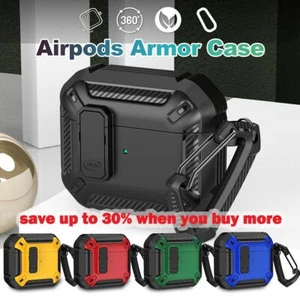 Apple AirPods Pro 3 4 Case Armor Earphone Heavy Duty Shockproof Protective Cover - Picture 1 of 17