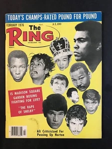 The Ring Boxing Magazine February 1976 Muhammad Ali - Madison Square Garden - Picture 1 of 2