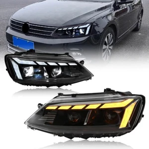 LED Headlight for Volkswagen Jetta MK6 2011-2018 Animation Sequential Front Lamp - Picture 1 of 21