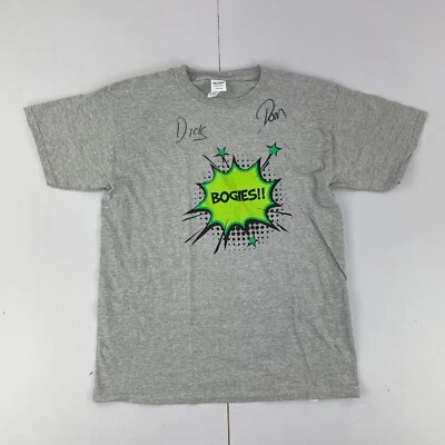 Camiseta Dick & Dom XL 13-15 Años Gris Niños Estampado Gráfico Bogies Autógra... - Imagen 1 de 4