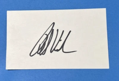 PETER VIDMAR ~ Signed/Auto 3x5 Index Card USA GYMNAST 2X Olympic Gold ~ No COA - Image 1 of 3