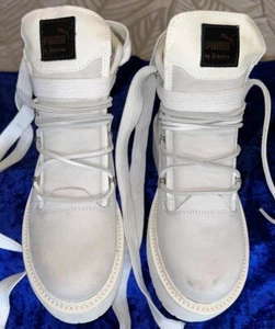 Puma Fenty By Rihanna X Puma Sneaker Boot SB White Uk 5 Eu 38 363475 01 - Picture 1 of 8