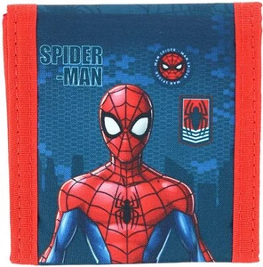 Spiderman Blue and Red Canvas Tri Fold Wallet - Picture 1 of 3