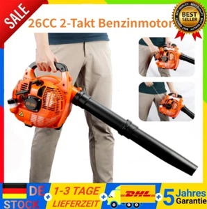 Profi Benzin Laubsauger Laubbläser Blasgerät Bläser Laubgebläse 26cc 2-Takt DHL - Bild 1 von 14