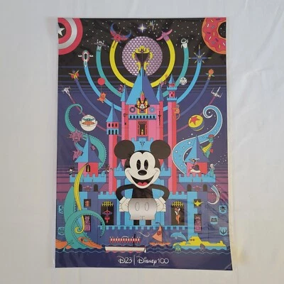 D23 海报 2022 年世博会黄金会员独家迪士尼米奇·奥斯瓦尔德 Eric Tan — 第 1/4 张图片