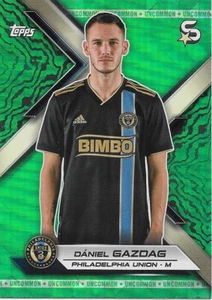 2024 Topps Superstars MLS DANIEL GAZDAG Green Foil Uncommon -PHILADELPHIA UNION - Picture 1 of 1