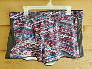 Pantaloncini da corsa Fabletics stile SO1719573 fodera nera coulisse grandi 2 tasche zip - Foto 1 di 12