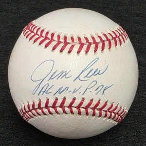 JIM RICE Signed 1978 AL MVP Official Baseball-HOF-BOSTON RED SOX-JSA - Picture 1 of 9
