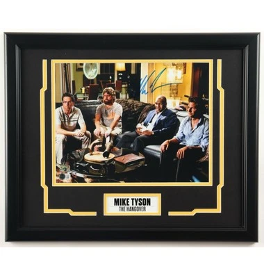Mike Tyson Signed "The Hangover" 18.5”X22” Framed Photo (Tyson & Beckett) - Image 1 of 3