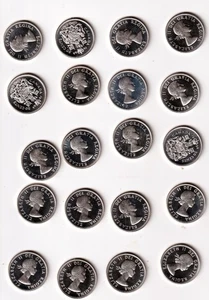 1964 Canada Half Dollar  80% Silver Roll (20).  Cameo Prooflikes  6 oz Silver - Picture 1 of 1