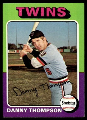 1975 Topps Danny Thompson Minnesota Twins #249 - Image 1 of 2