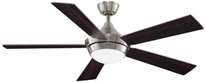52" Fanimation Clelano V2 Brushed Nickel LED Ceiling Fan - Picture 1 of 1
